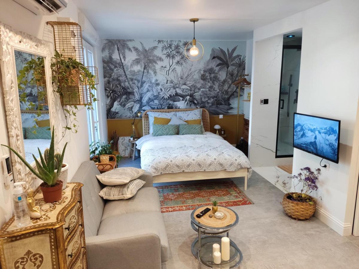 Superbe Appartement Avec Jacuzzi Avec Jardin Prive Lyon Bagian luar foto